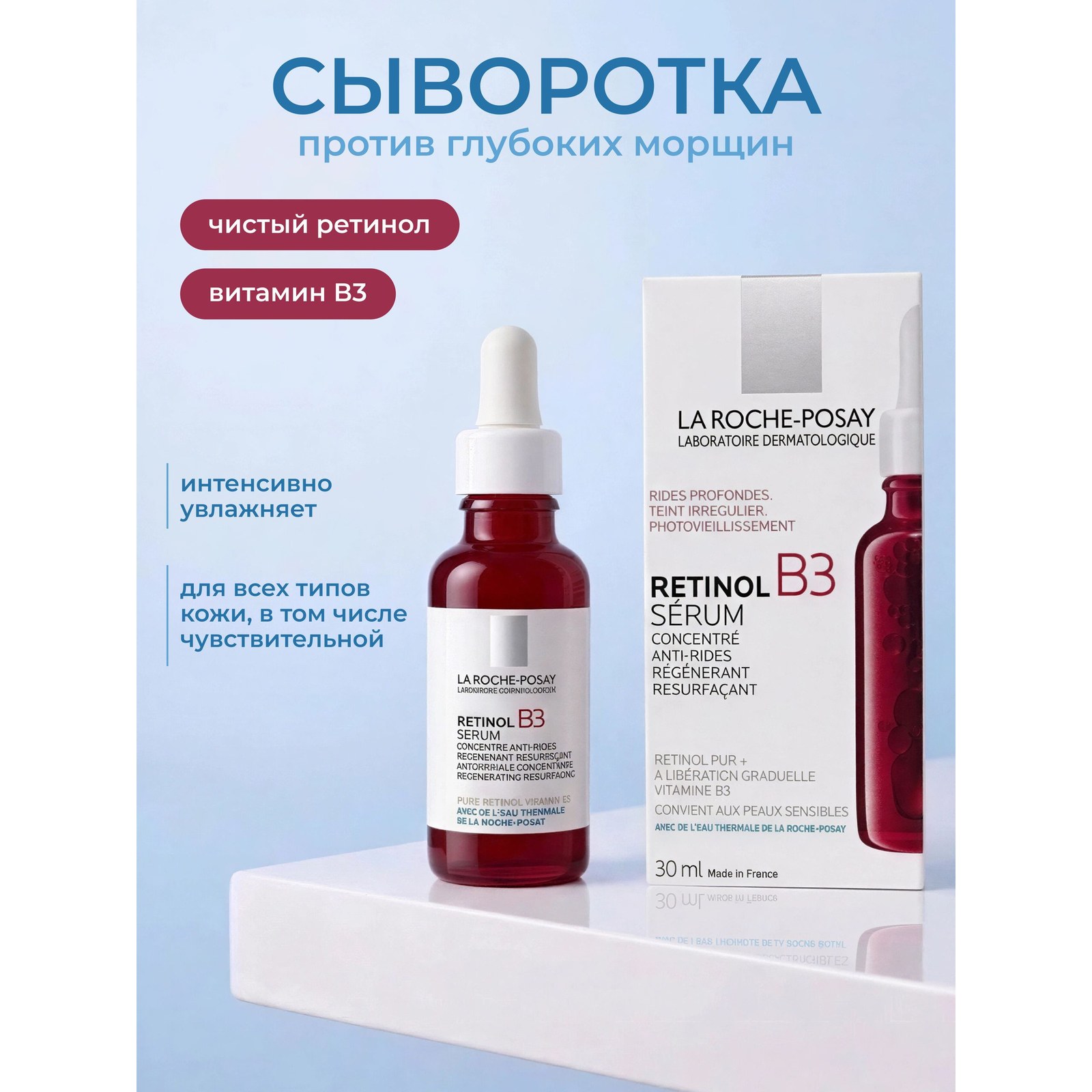 Retinol B3 Serum — антивозрастная сыворотка с ретинолом и ниацинамидом
